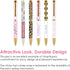 Graphique Cheetah Fashion Pen, 5.5" Ballpoint Pen with Refillable Black Ink, Twist-Top Unique Gift