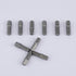 10PCS Replacement Impact Socket Extension Adapter Set, 1/4" Hex Shank to Square Drive 25mm, Chrome Vanadium