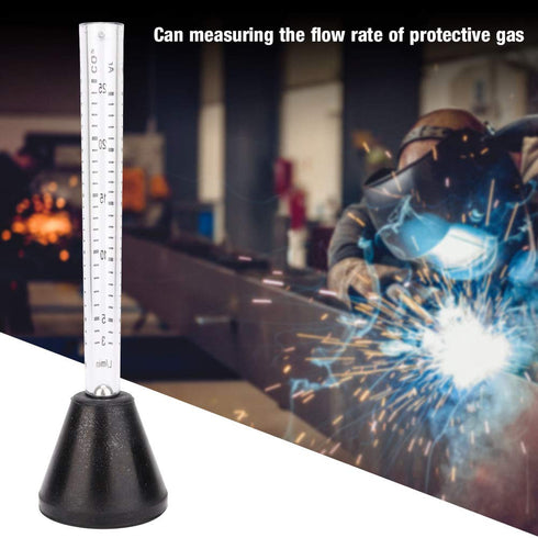 Gas Flow Meter Tester, Argon CO2 Measuring Scale Peashooter for Mig Tig Welder Welding