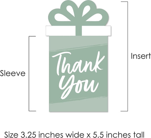 Set 8 Big Dot of Happiness Assorted Elegantly Simple - Guest Party Favors Money and Gift Card Sleeves - Nifty Gifty