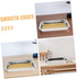 2pcs HANABASS Stainless Steel Dissection Kit Wax-Lined Tray Anatomical Specimen Tray for Science Education