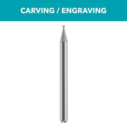 Dremel 108 Engraving Bit Rotary Tool Accessory - Perfect for Wood, Plastic, Linoleum, and Soft Metals