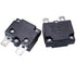2Pcs Thermal Circuit Breaker 15Amp, Thermal Overload Protector L2 Series 125-250V AC 50V DC Automatic Reset Relay