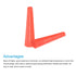 MECCANIXITY Silicone Rubber Tapered Plug, 2mm to 4.2mm Solid Red for Powder Coating, Laboratory Use, 30 Pieces