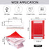 Hicarer 100 Pcs Christmas Light Clips Adhesive Hooks for Outdoor String Cable Wire Clips Adhesive Wire Management Cord