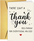 GVMGVM Funny Thank You Card for him her,Cute Thank You Gift for Boss