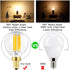 6 Pack Leools E12 Dimmable G16.5 Bulbs, 6W (60W Equivalent), 600lm, Soft White 3000K for Chandeliers, Ceiling Fans