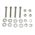 E-outstanding One-Way Tamper Resistant Screw Set, 4 Stainless Steel Mounting Bolts for Stop Signs and Traffic Signs