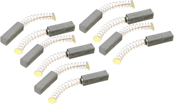 uxcell 10Pcs Carbon Brushes, 20mmx6mmx6mm for Electric Motor, Power Tool Replacement Repair Parts