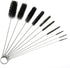 DXG Cleaning Brushes, 8.2 Inch Nylon Tube Brush Set, 10 Pieces for Drinking Straws, Glasses, Keyboards