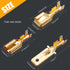 Twidec 150PCS 6.3mm Male Female Spade Connector, Quick Splice Crimp Terminals for Electrical Wiring