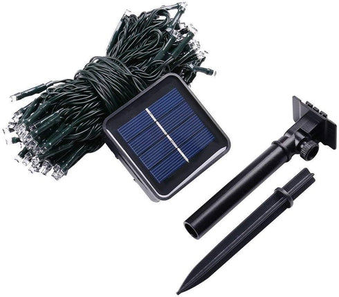 39FT 100LED 8 Joomer Solar Christmas String Lights, Waterproof Outdoor Lights with Modes Twinkle Fairy Light