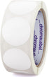 ChromaLabel 1.50 Inch Round Label, Removable Color Code Dot Stickers, 500 Labels per Roll, White