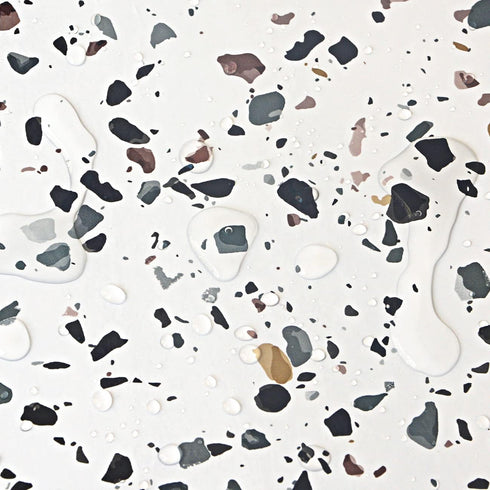 Terrazzo Granite Contact Paper, Waterproof Self Adhesive Marble Wallpaper for Decorative Kitchen Countertops