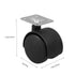 8pcs KALLORY Replacement Caster Wheels for Furniture Home Caster Wheels Cart Cart Rolling Utility