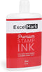 ExcelMark Self Inking Stamp Refill Ink - 2 oz. - Red