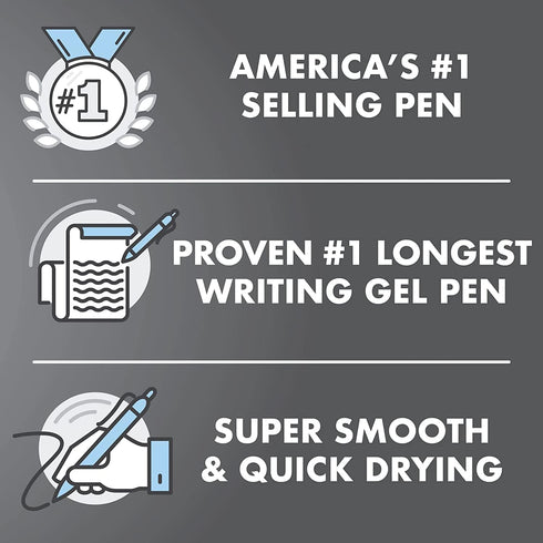 Pilot Precise V10 RT Retractable Liquid Ink Rollerball Pens, Bold Point 1.0mm, Blue Ink, 6 Count
