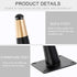 4pcs 10cm Luxshiny Adjustable Metal Sofa Legs with Black and Gold Electroplated Finish, Angled Furniture Support Feet