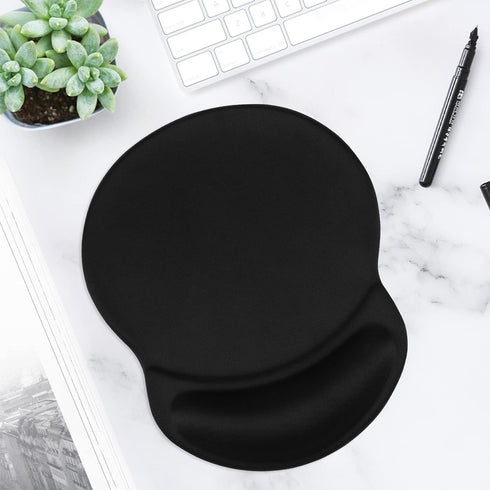 ITNRSIIET Ergonomic Mouse Pad with Gel Wrist Rest, Comfortable Office Supplies for Pain Relief, 8.7 x 7.2 inches