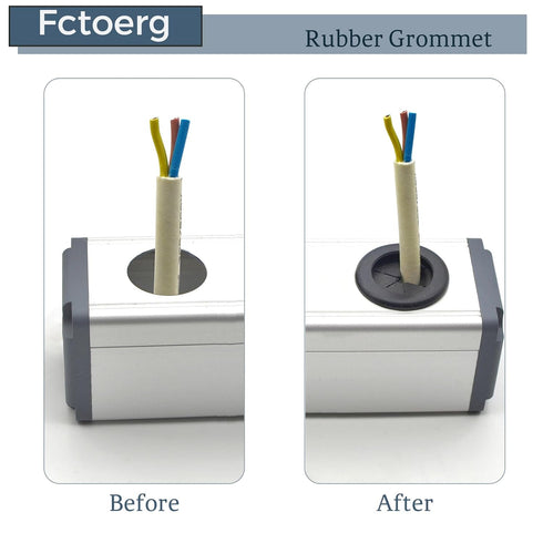 Fctoerg Grommets Grommet 1-1/2" Rubber for Wiring Firewall Hole Plugs Wire Protection Electrical Appliance Tubing