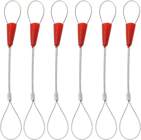 Cable Puller RLECS 6pcs Wire Traction Fish Tape Fastener Tool, Portable Cable Puller for Electrical Fish Tape