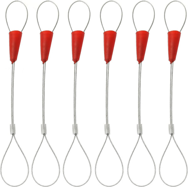 Cable Puller RLECS 6pcs Wire Traction Fish Tape Fastener Tool, Portable Cable Puller for Electrical Fish Tape