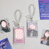Photocard Holder Keychain, Clear Acrylic Butterfly Kpop Photo Card Holder, Cute Badge Holder for Card Collection