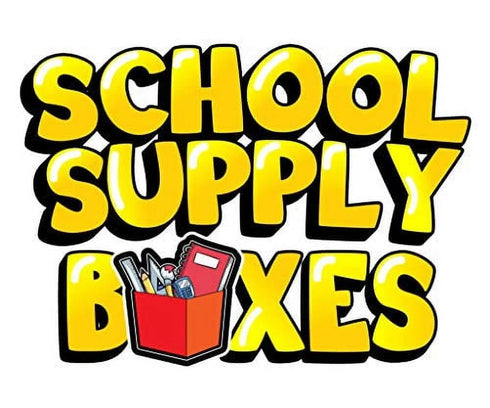 K-5 32 Back to School Supply Box Grades - School Supply Boxes - Piece School Supplies Kit Includes Markers, Crayons