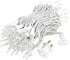 34 100 Bulbs 4" Commercial Novelty Lights Feet Traditional Incandescent Mini Lights, Clear on Black Wire with Spacing