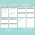 8" 9.5" Budget Planner & Monthly Bill Organizer with Pockets. Expense Tracker Notebook, Budgeting Journal and Financial