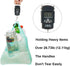 T Shirt Bags Plastic Grocery Bags with Handles in Bulk for Shopping and Restaurant, 12 x 20 Inch (Lake Blue, 50 Pcs)