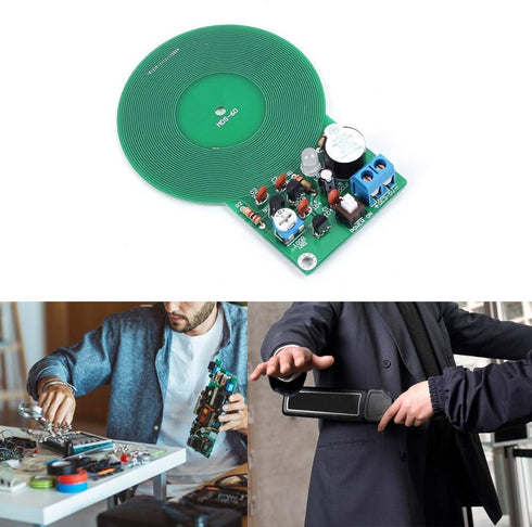2Pcs Metal Detector Kit, Electronic Soldering Practice Kit, Non-Contact Sensor Board Module for DIY