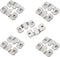 Luomorgo 10 Pack Z-Clips Flush Mount Bracket Heavy Duty Picture Hangers for Hanging Large Picture Displays