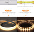 Strip,5 Lights,6.56FT/2M 3500K Motion Activated COB LED V USB Motion Sensor Neon LED Strip Waterproof LED Light Strip