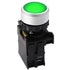 mxuteuk Green LED Light Voltage 110V-220V 22mm 1NO Waterproof IP65 SPST Momentary Push Button Switch