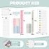 Jutom 29 Pcs Book Annotation Kit, Aesthetic Highlighters, Gel Pens, Sticky Notes, and Markers for Office School
