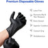Black Nitrile Disposable Gloves | 200-Pack | Latex-Free for Medical, Surgical, Food Prep, Tattoo