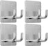 Yikla Adhesive Hooks, Razor Holder for Shower, Stick Bathroom Wall Towel Hooks,