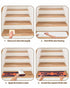 BOHOOSKYLAR Summer 4 8"x30" Lobster Stair Treads Beach Indoor Non Slip Peel and Stick Stair Treads for Wooden Steps