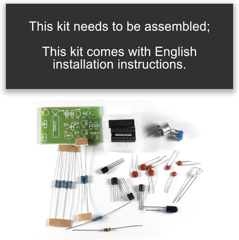 ISolderStore Soldering Practice Kit Electronic Candle Kit Electronics Kit LED DIY Kit Soldering Project for Students