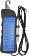 12KV Neon Fence Voltage Tester, Waterproof Electric Fence Fault Finder with 8 Neon Indicator Lights, Portable Tool
