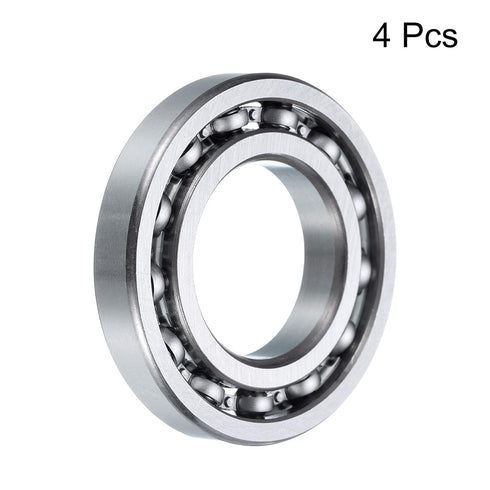 uxcell 4 Pcs 16005 Deep Groove Ball Bearing, 25mm x 47mm x 8mm High Carbon Chrome Steel Z0