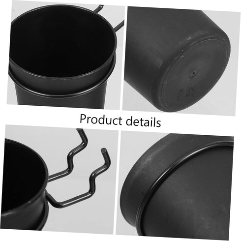 4pcs GLEAVI Pegboard Bins Hooks for Garage and Workbench Organization Tool Hangers for Screw and Wrench Storage Solid