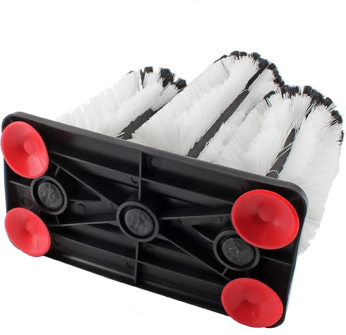 3 Commercial Bonsicoky Brush Bar Glass Washer with Suction Base, Brush Cleaner Bristle Brush for Kitchen Bar Beer Cup
