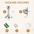 Door Stoppers Magnetic Door Catch for Wall, Heavy Duty Stainless Steel Door Stop Holder for Wall and Floor Mounting