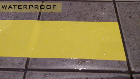 CARNAVAL 2 Inch Floor Tape for Marking Factories, Warehouses, Workshops - Yellow 2" Width, 36 Yards Length