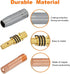 FORTON Mig Welding Gun Accessory Replacement Kit, 10pcs Tips 0.030" + 2 Gas Nozzles + 2 Diffuser