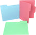 Find It File Folders - 12 Pack Tabbed, Letter Size, Double-Sided, Ruled Filing Folders for Office, School,
