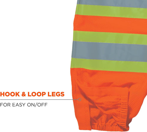 Ergodyne unisex adult Two-tone Class E Pants Orange Small-Medium US