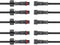 2 Pin Electrical Connector, 20AWG IP68 Male Female Plug LED Connectors with 20CM Cable for Outdoor LED Strip Lights (5